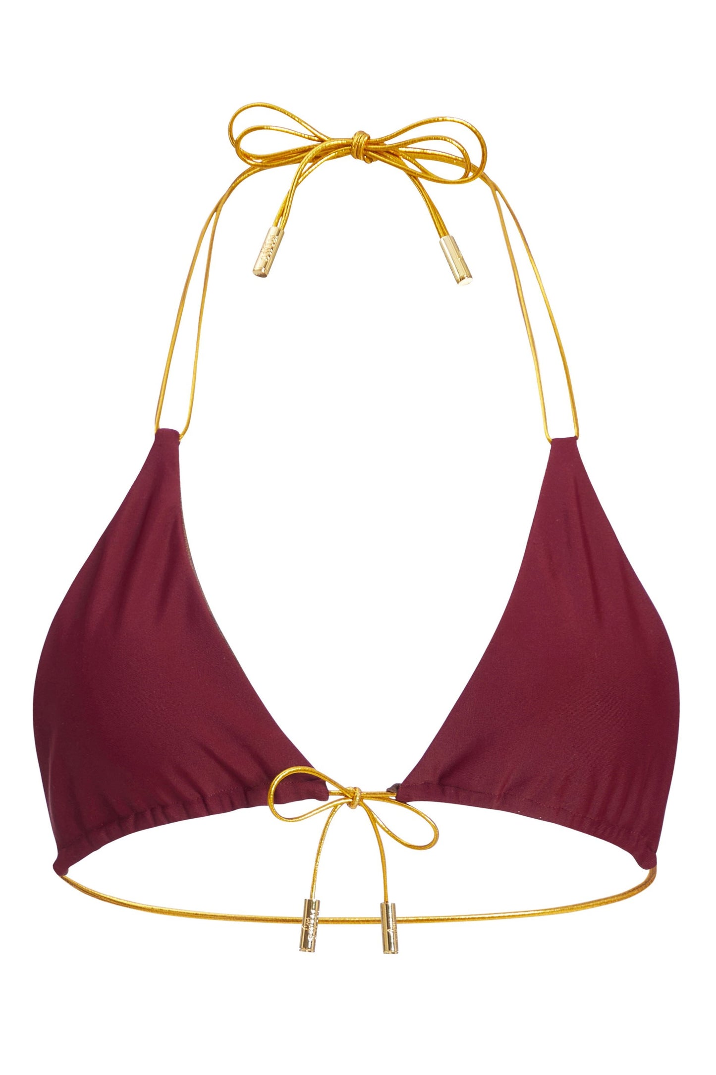 Wine/Chocolate Reversible Thongkini Top