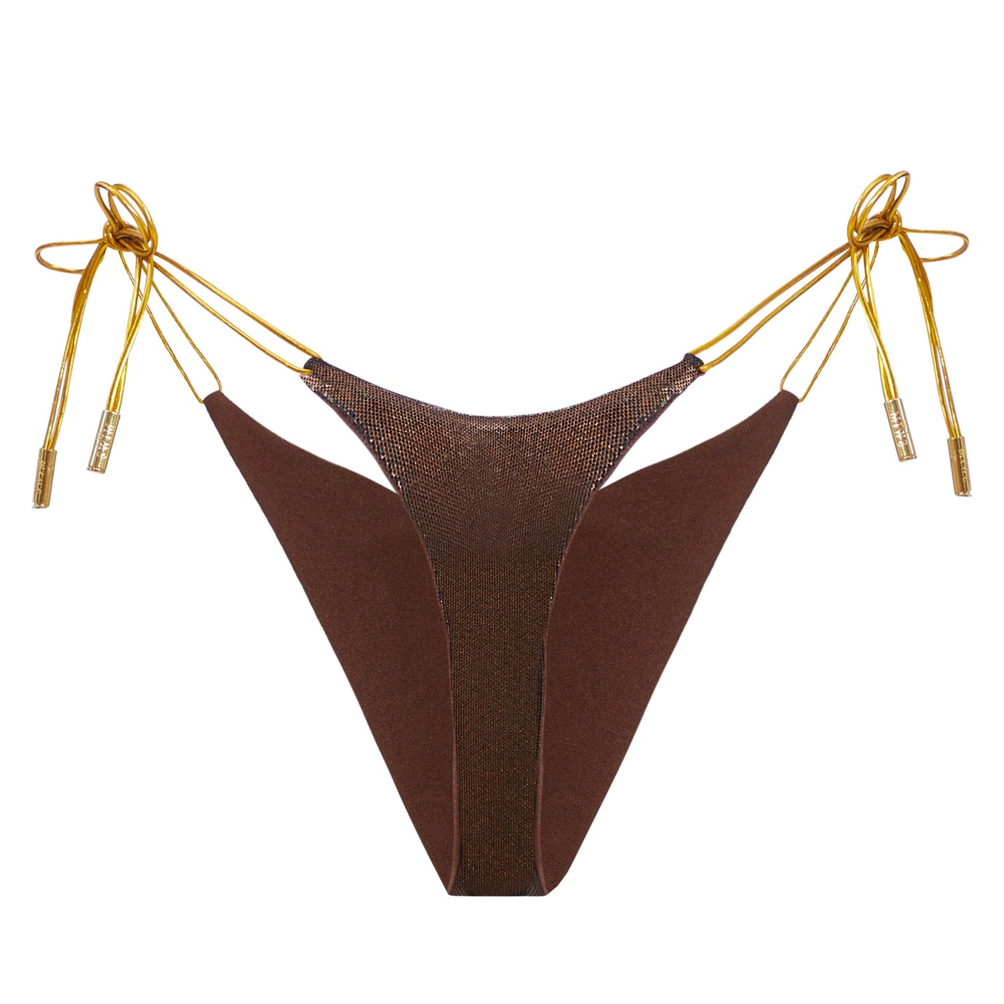 Bronze/Chocolate Reversible Thongkini Bottom