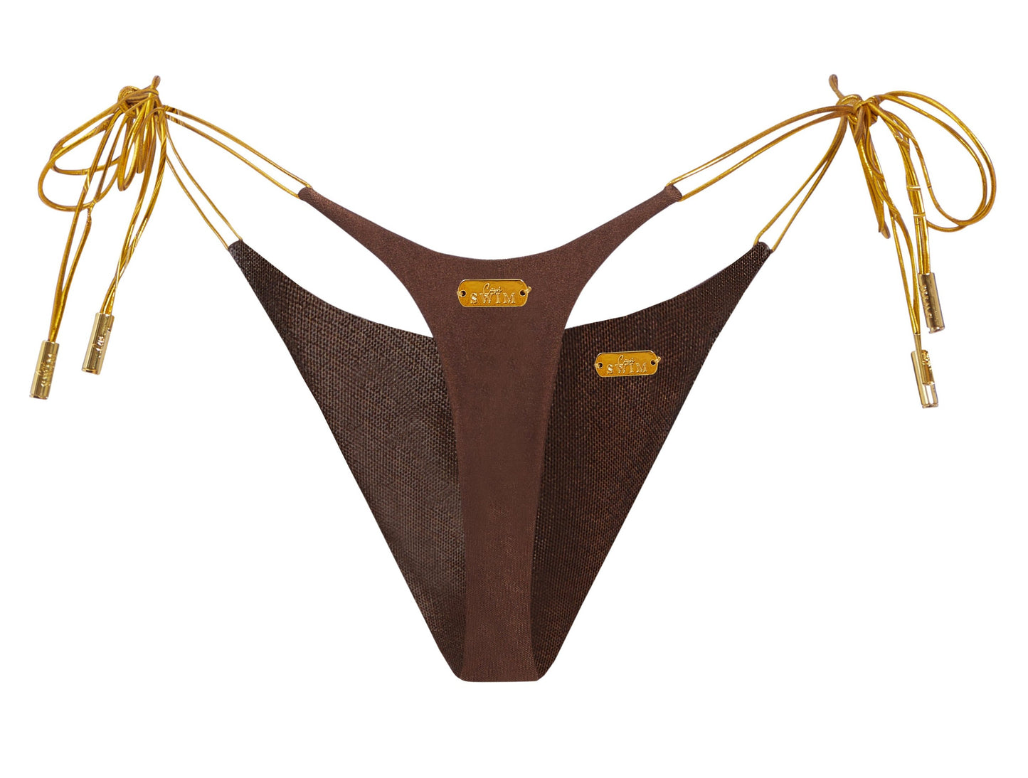 Bronze/Chocolate Reversible Thongkini Bottom